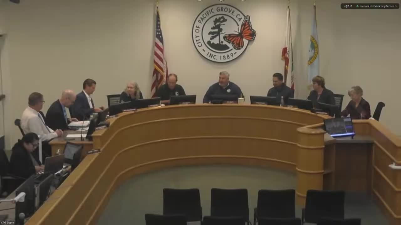 Pacific Grove council approves agenda, moves to closed session over proposed Parking Lot 4 lease