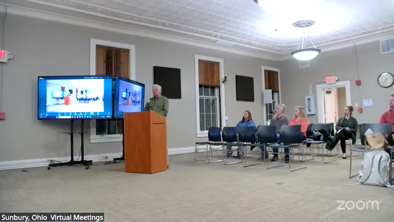 Sunbury honors veteran Richard Doherty; public‑health official outlines local services