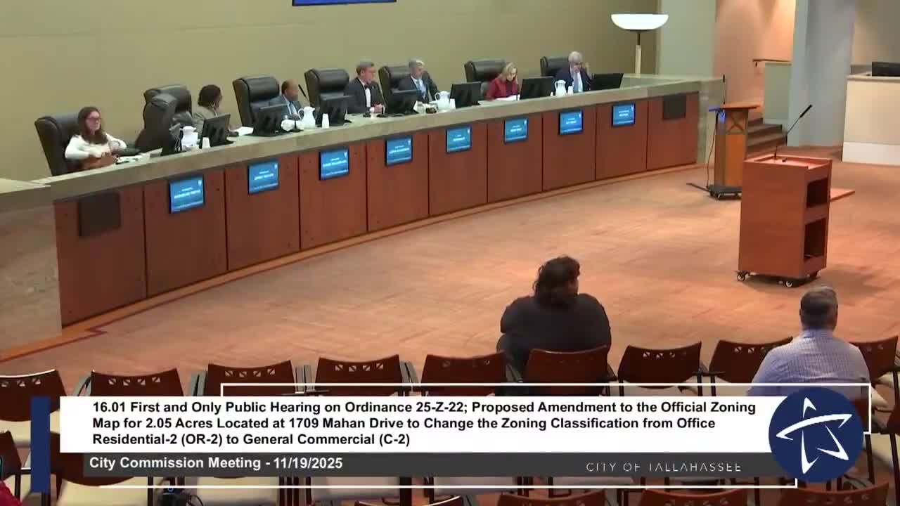 Commission approves rezoning of 1709 Mahan Drive over neighborhood objections