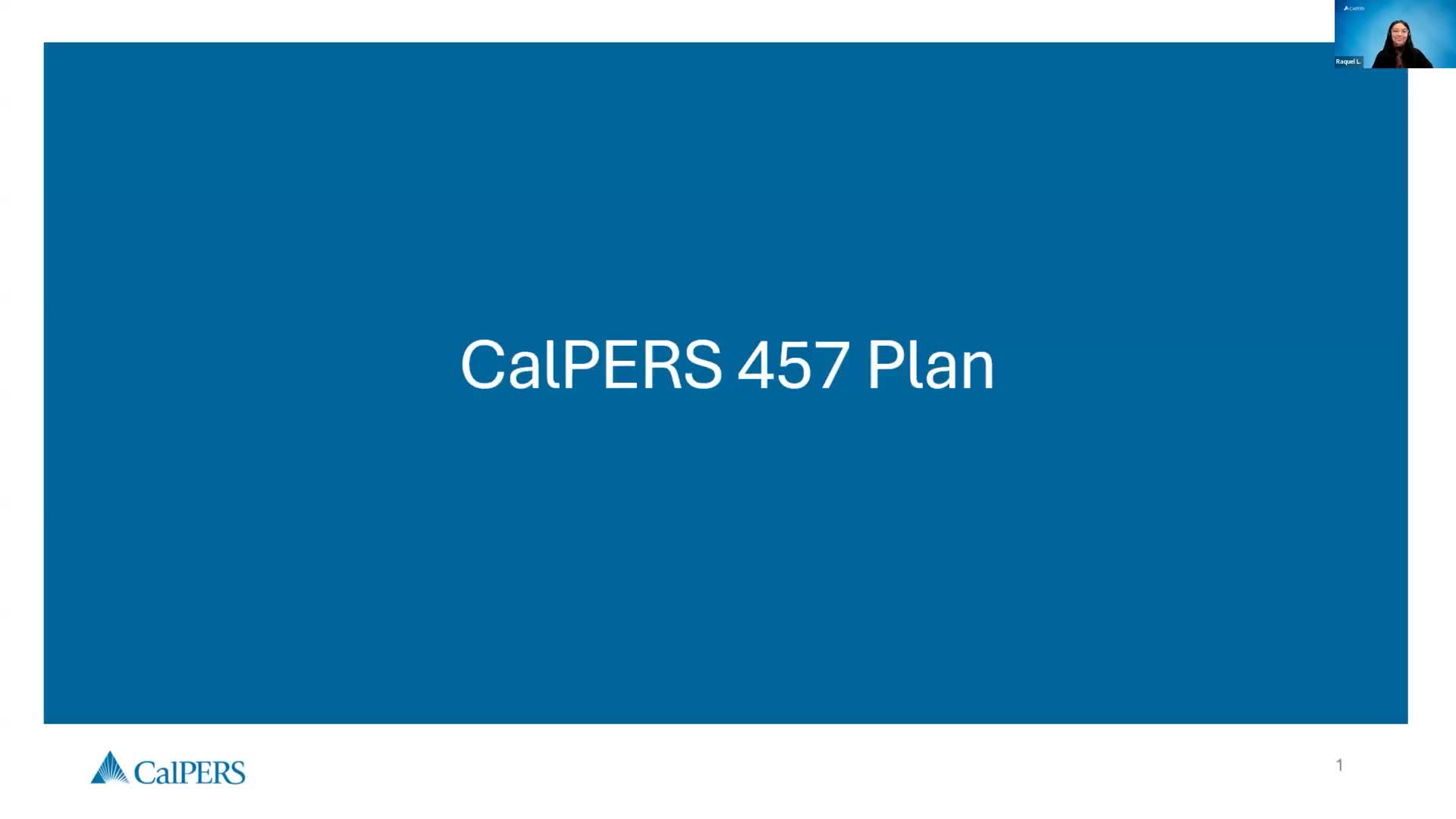 CalPERS 457 plan presentation: contribution limits, investment choices and fees explained