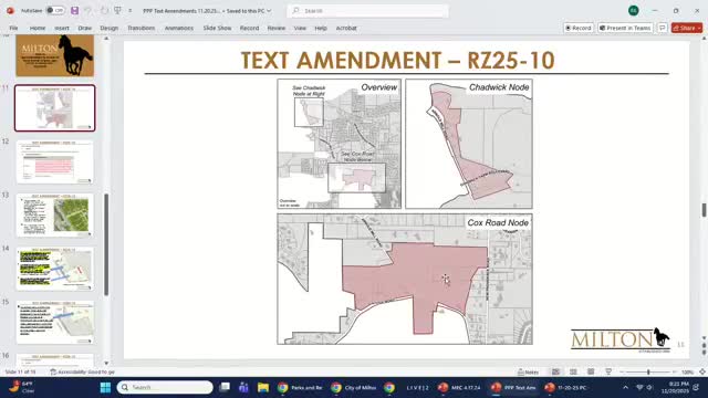 Commission recommends limited accessory food‑truck allowance tied to existing restaurants