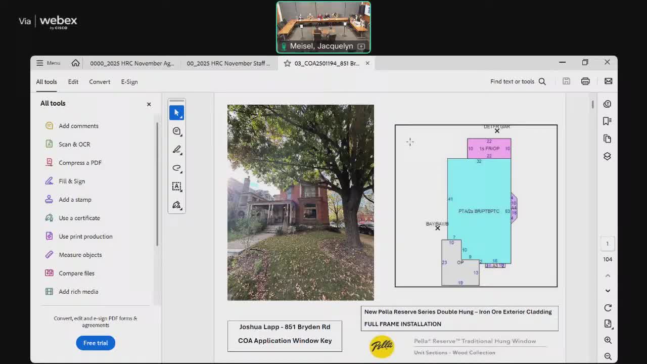 Commission continues 851 Brighton Road window case, asks for window-by-window schedule and clearer elevations