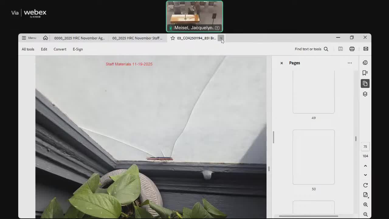 Commission approves siding and window COA at 1530 Bridal Road with staff conditions