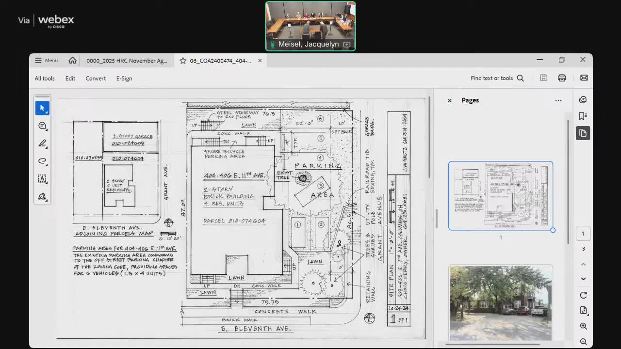Commission conditionally approves gravel parking at 404–406 E. 11th Ave., calls for zoning variances