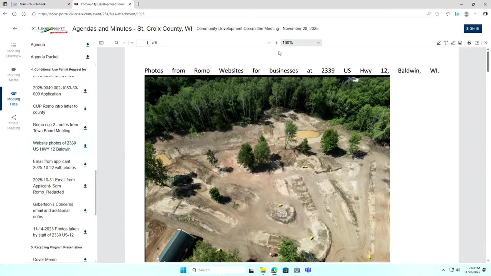 Committee Approves Three Home‑Occupation CUPs at 2339 US Highway 12 with Limits on Camper Storage