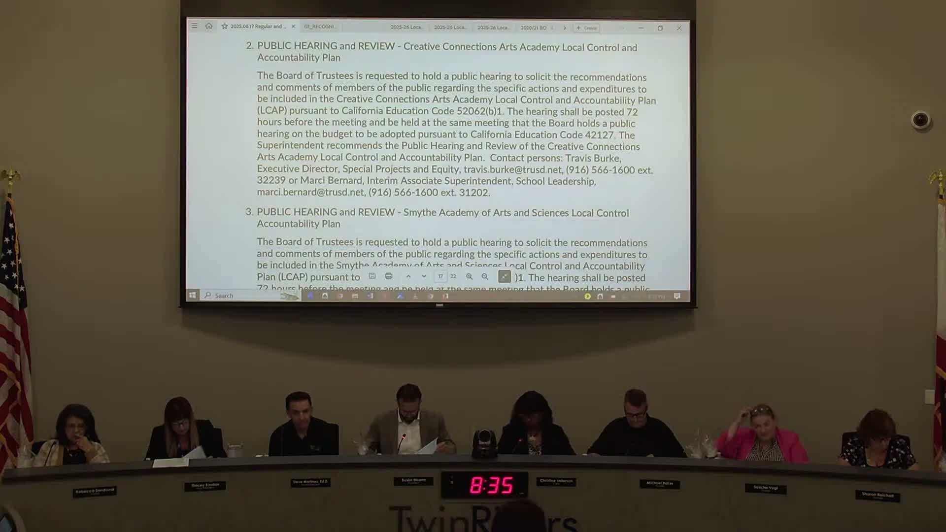 Parents and an SLP raise concerns about SLP staffing and caseload reporting as district presents SELPA and special‑ed budget