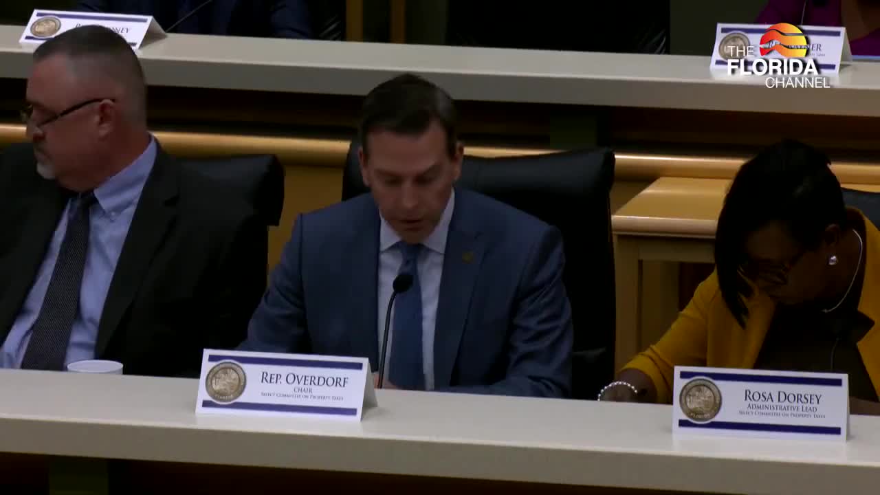 House select committee advances eight property‑tax constitutional change proposals to ballot process