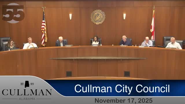 Cullman council approves contracts, change orders and multiple ordinances