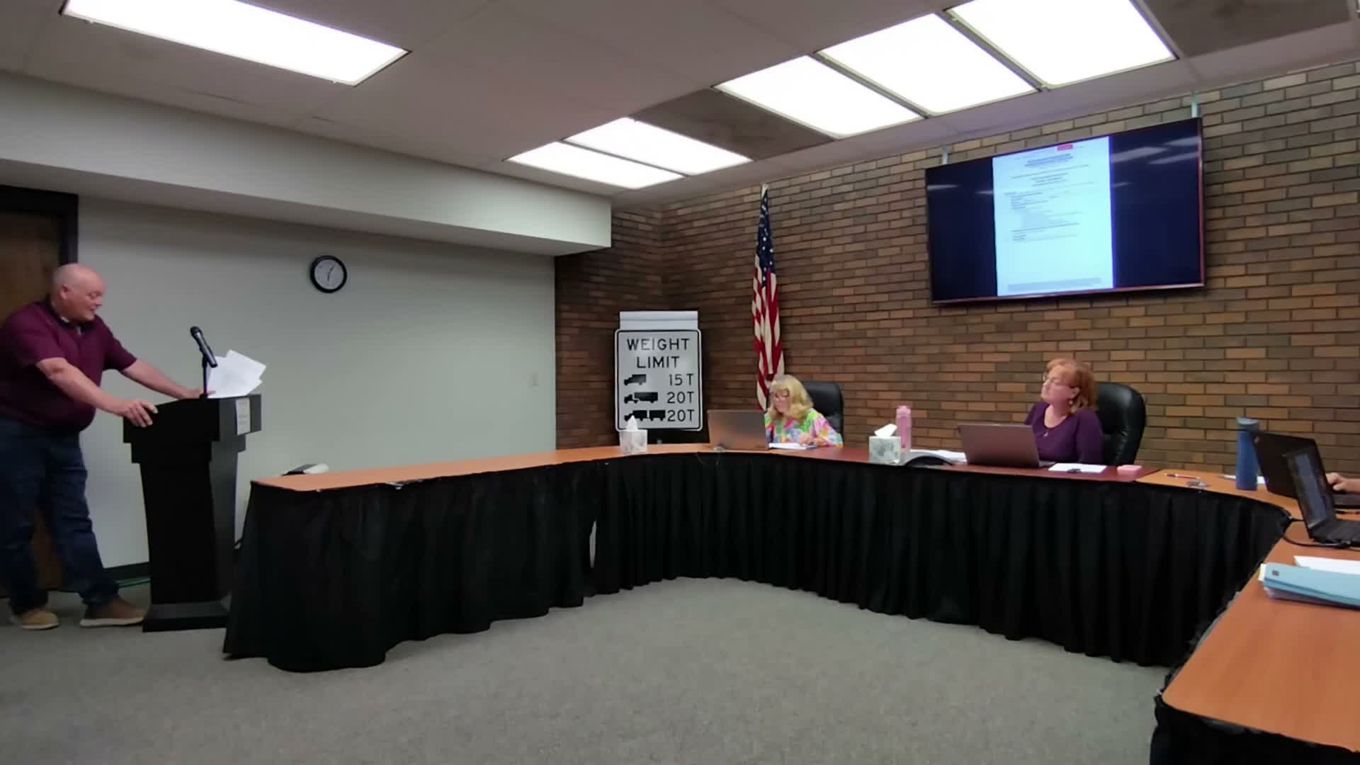 Board awards Pitcher Road bridge contract and approves county portion of HSIP paving project