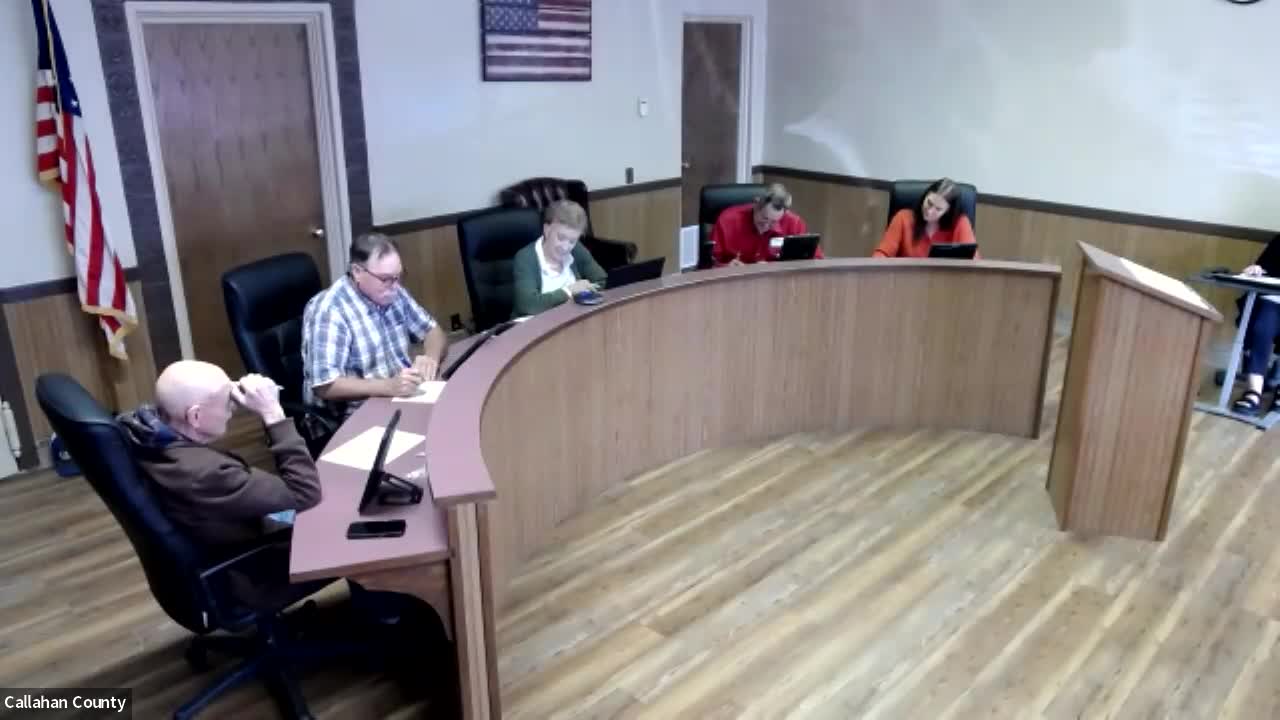 Callahan County Commissioners approve facilities policy change, lift burn ban and authorize equipment purchases