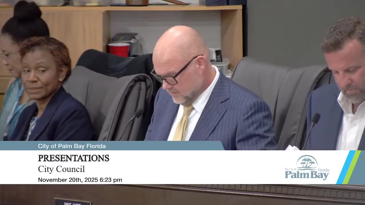 Palm Bay introduces 'Planning Matters' series, growth-management director sworn in