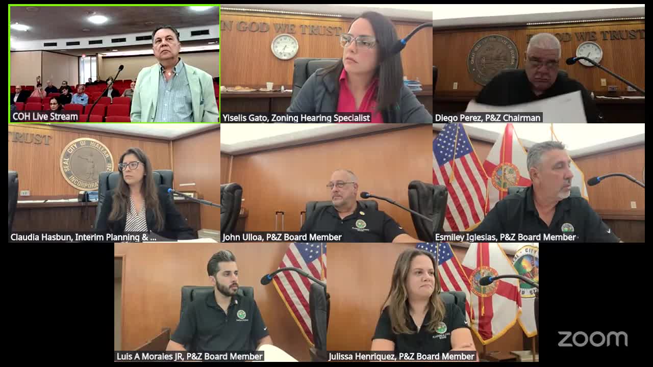 Votes at a glance: Hialeah Planning & Zoning Board actions, Nov. 19, 2025