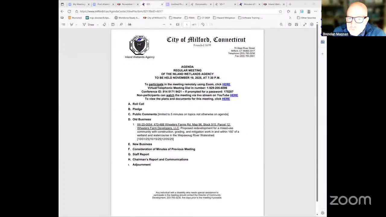Milford wetlands agency continues review of Wheeler's Farms redevelopment after questions on runoff, invasive species and maintenance