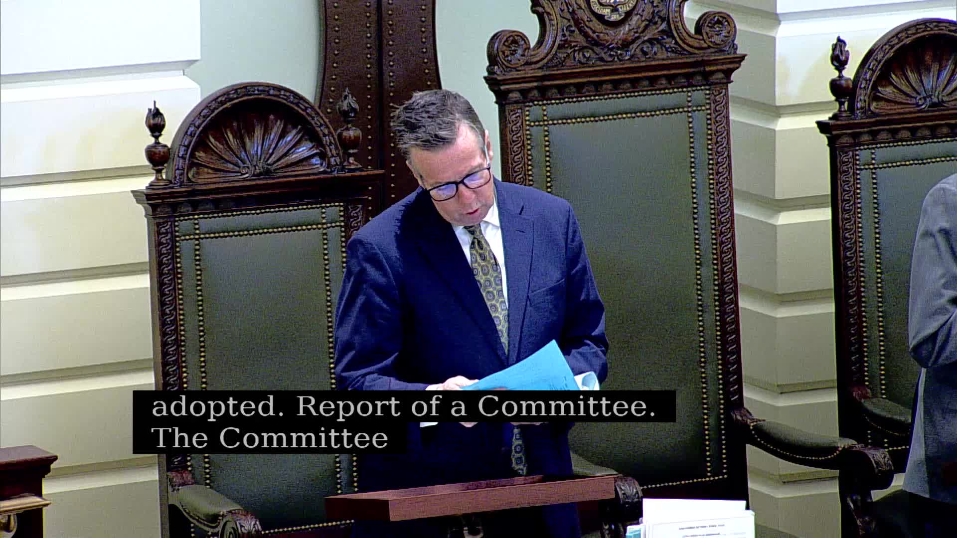 Senate advances local bills, adopts Ways and Means amendments and passes two House bills to be enacted