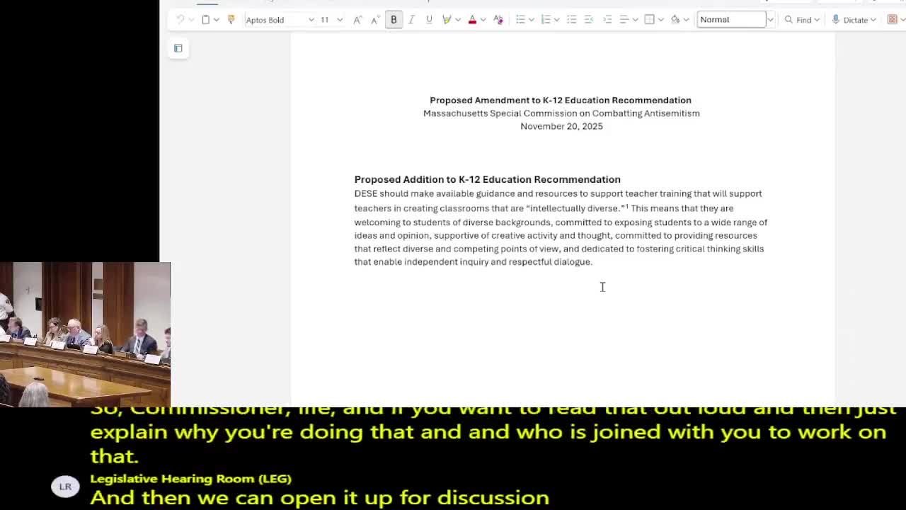 Commission endorses K–12 guidance on 'intellectual diversity,' commissioners press DESE on guardrails