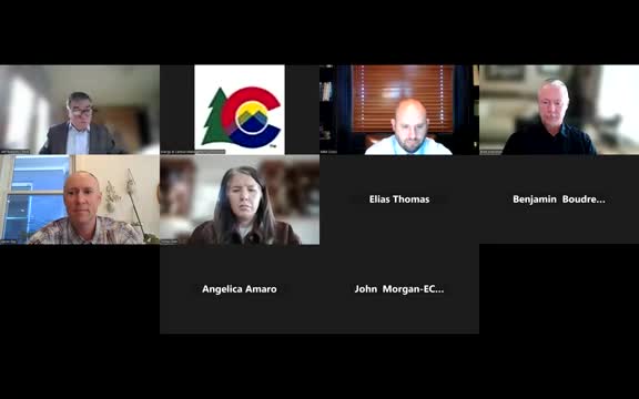 ECMC staff reports geothermal permitting activity and public engagement; one deep permit in Weld County