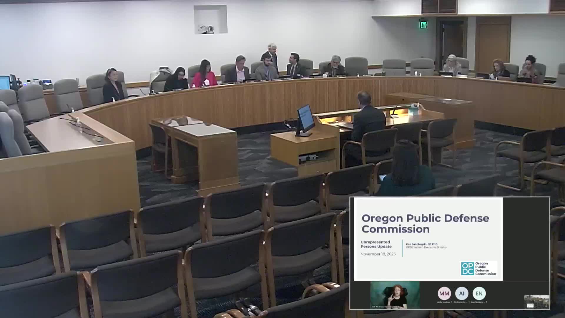 Oregon Public Defense Commission reports drop in unrepresented cases but cites capacity challenges