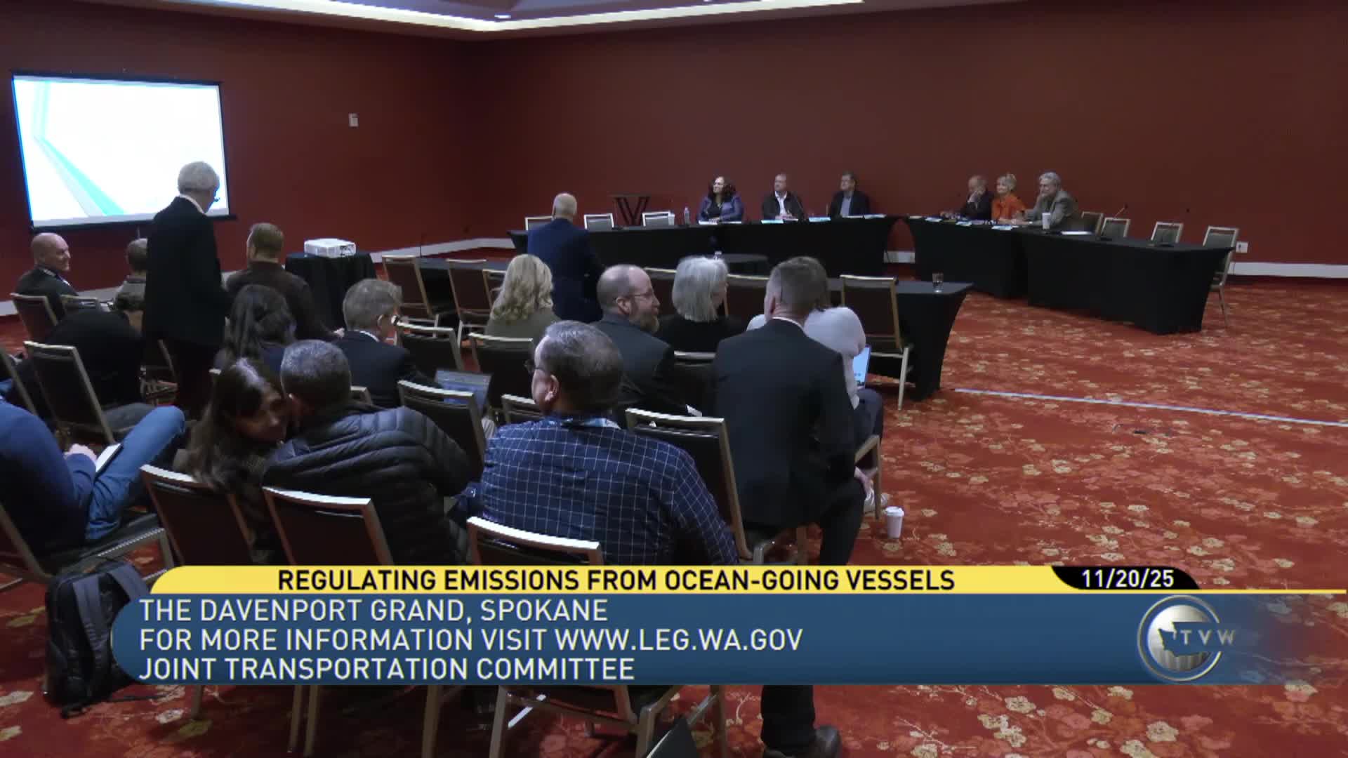 JTC briefed on vessel at‑berth emissions study and legal limits for state action