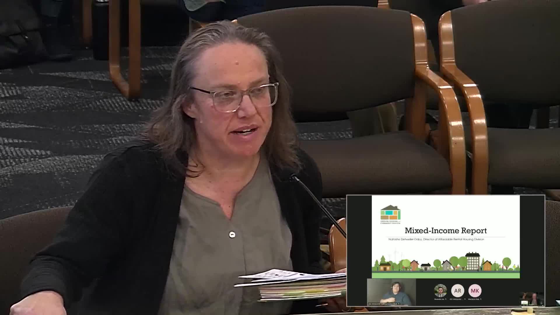 OHCS presents SB 684 report proposing mixed‑income revolving loan fund to bridge construction financing gaps