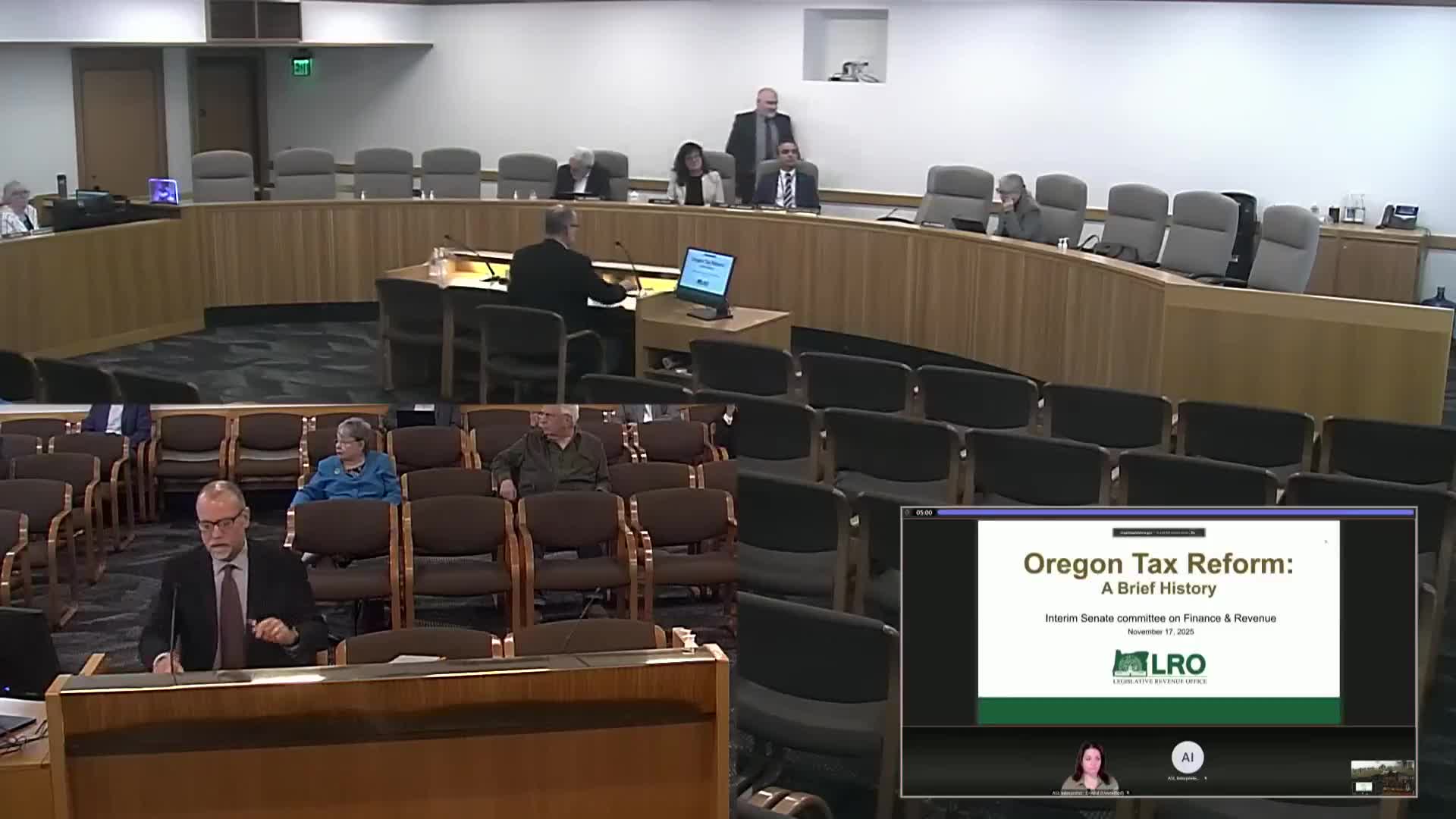 LRO frames tax-reform trade-offs and previews 2026 bills including an estate-tax technical package