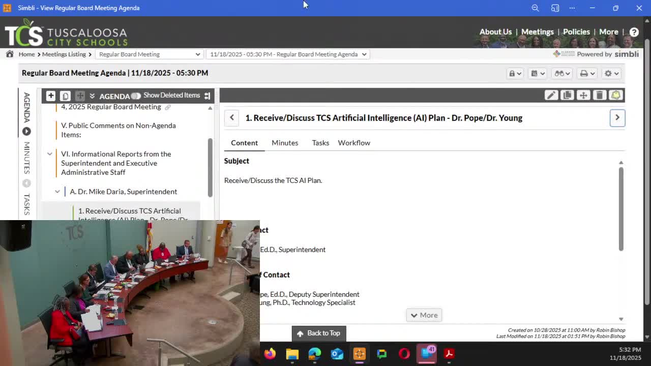 Tuscaloosa City Schools outlines AI plan to support teachers, engage students and host family workshops