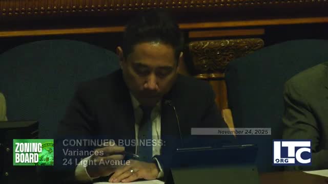 Board of Appeals approves variance for addition at 24 Light Ave.