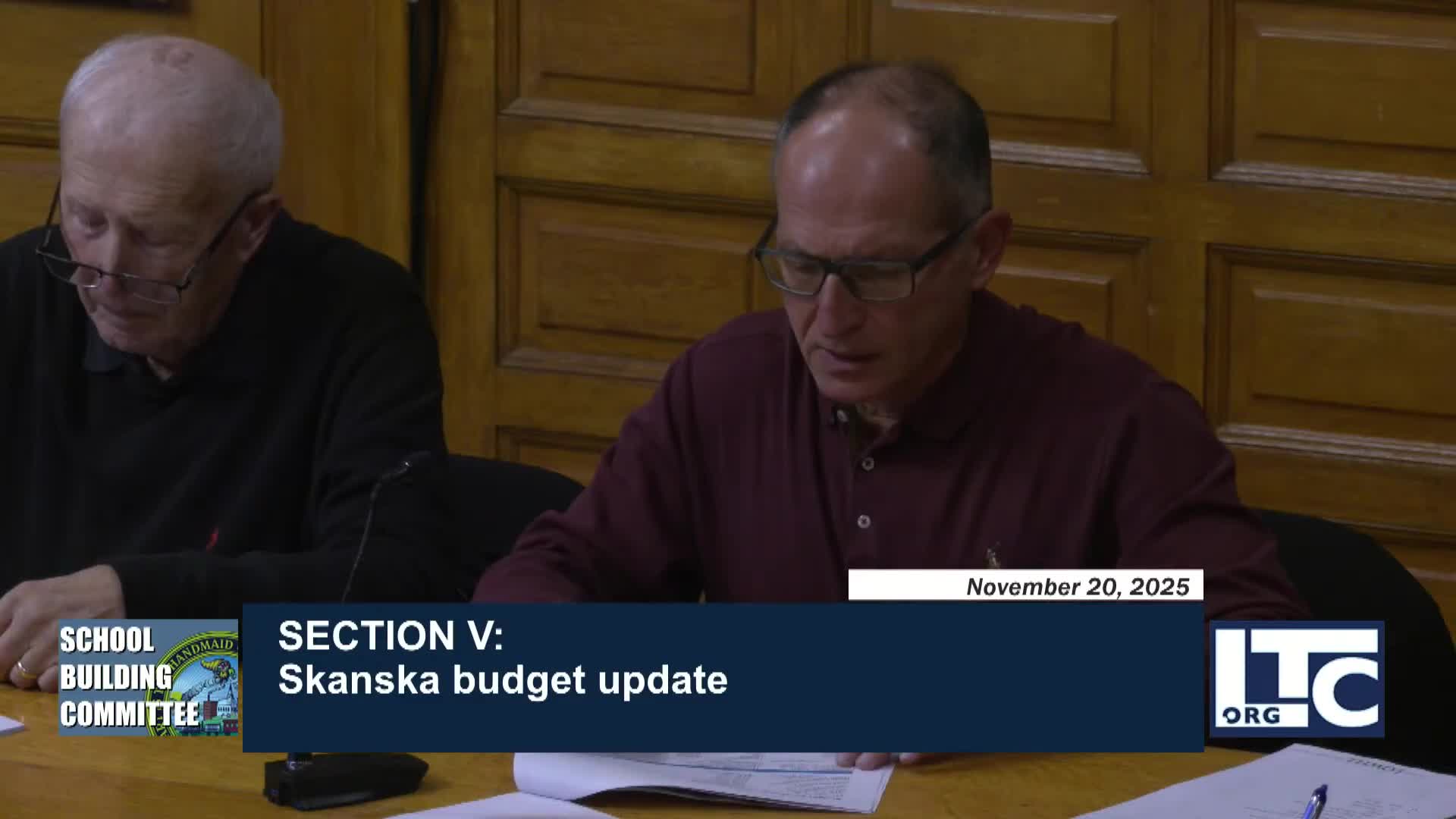 Committee presses contractors on door hardware and elevator problems; votes to postpone December meeting