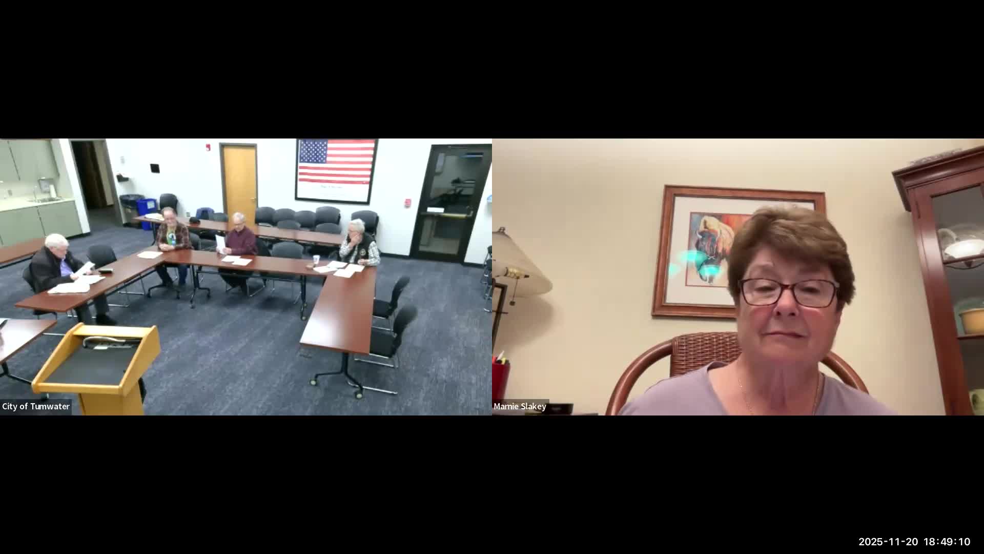 Tumwater commissioners review plan to add ‘College Trail’ and historic-highway signs across city