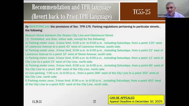 Council approves 'No parking here to corner' sign on Bristol Road (55 ft option)