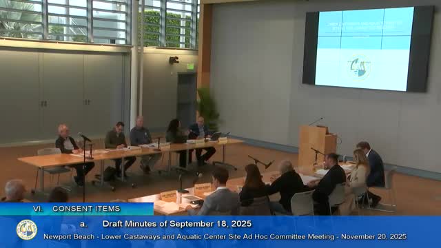 Newport Beach committee weighs single developer bid, staff-built alternatives for Lower Castaways