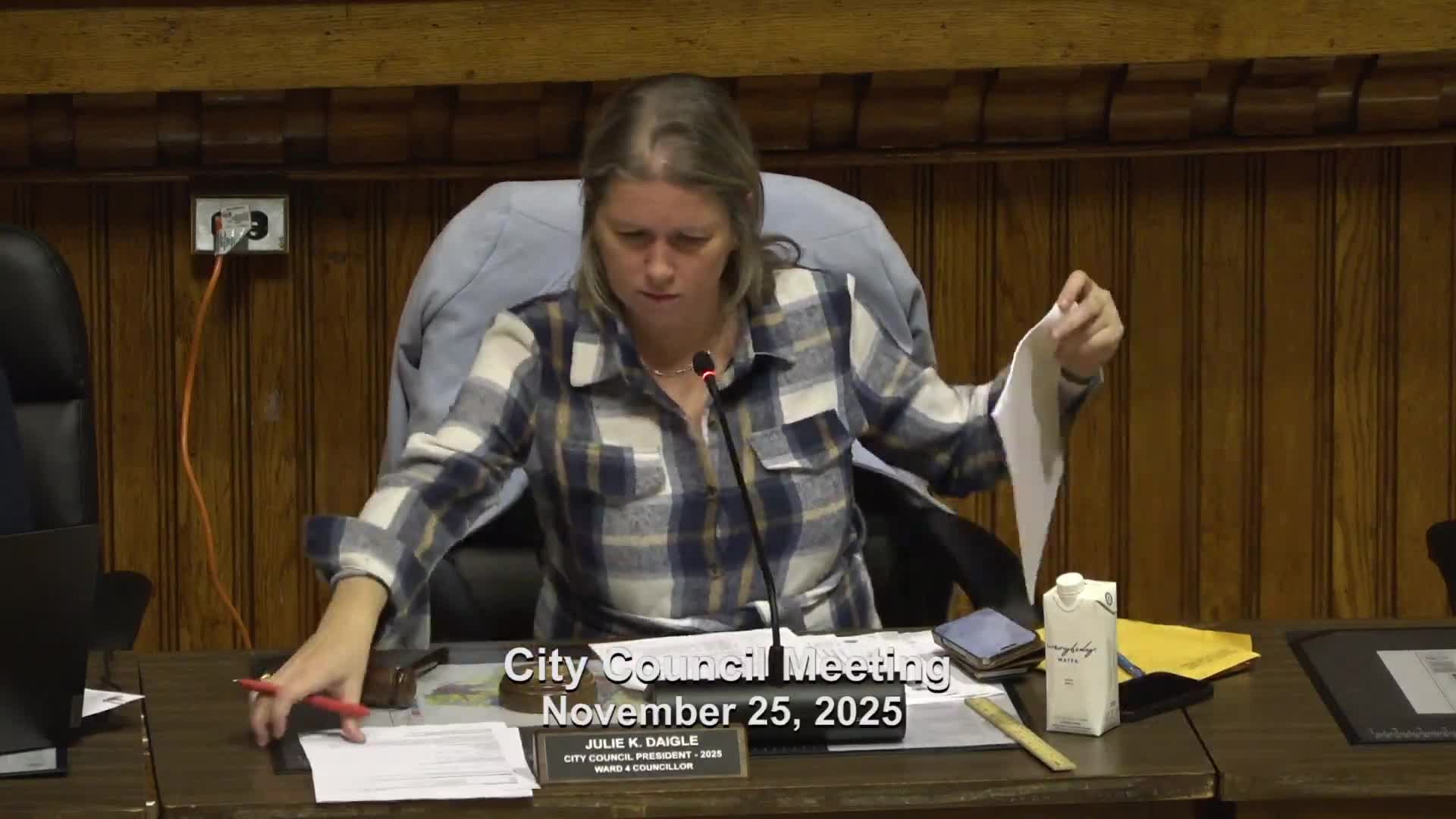 Votes at a glance: Peabody City Council, Nov. 25, 2025