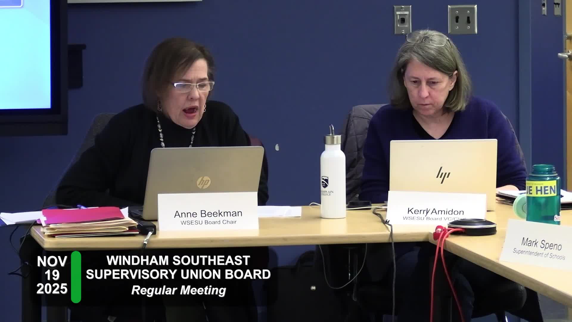Windham Southeast SU approves two hires, moves into executive session