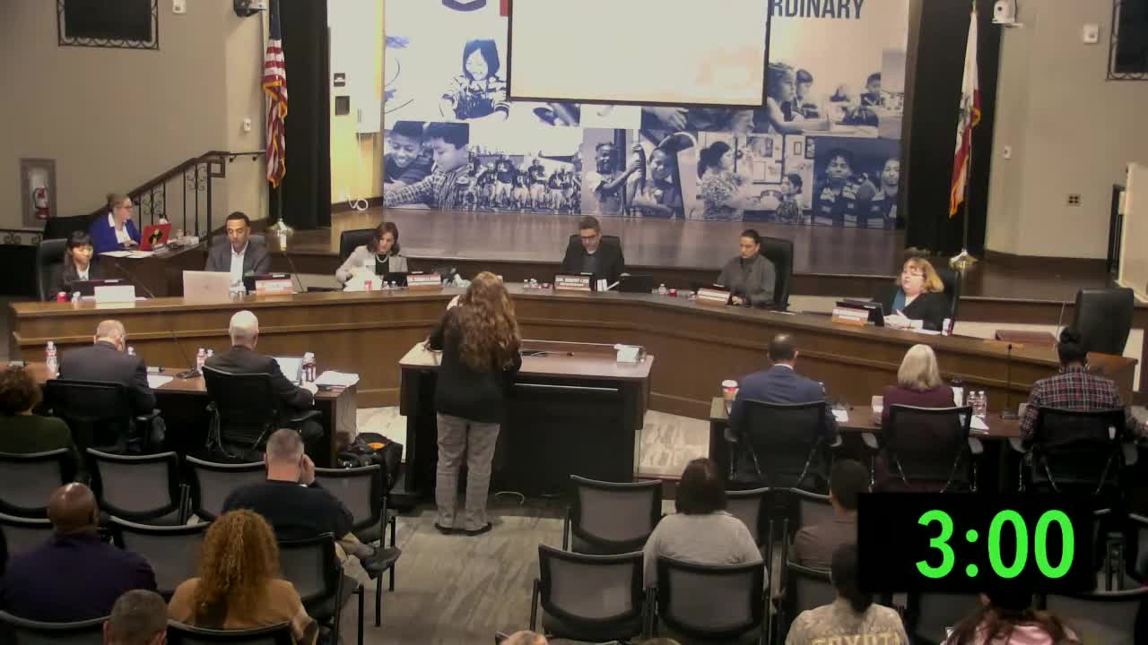 Public commenter alleges state training and policy issues; board asks for clarification