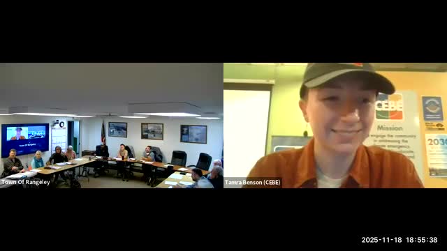 State Community Resilience Partnership explained; Rangeley re-enrolls and flags heat-pumps and debris plan as grant candidates