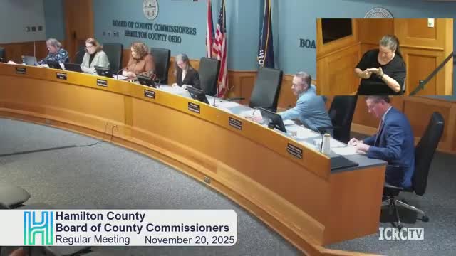 Hamilton County administration recommends $5 million property tax rebate for 2026; board asked to vote by Dec. 2