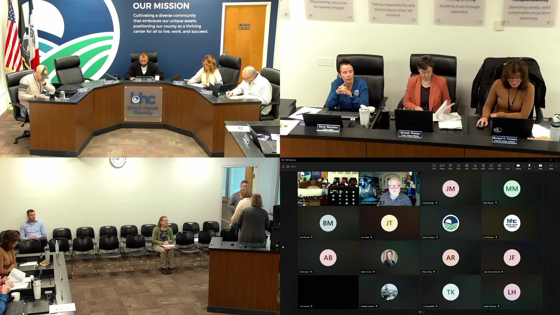 Supervisors approve claims and payments; auditors note election and bond costs