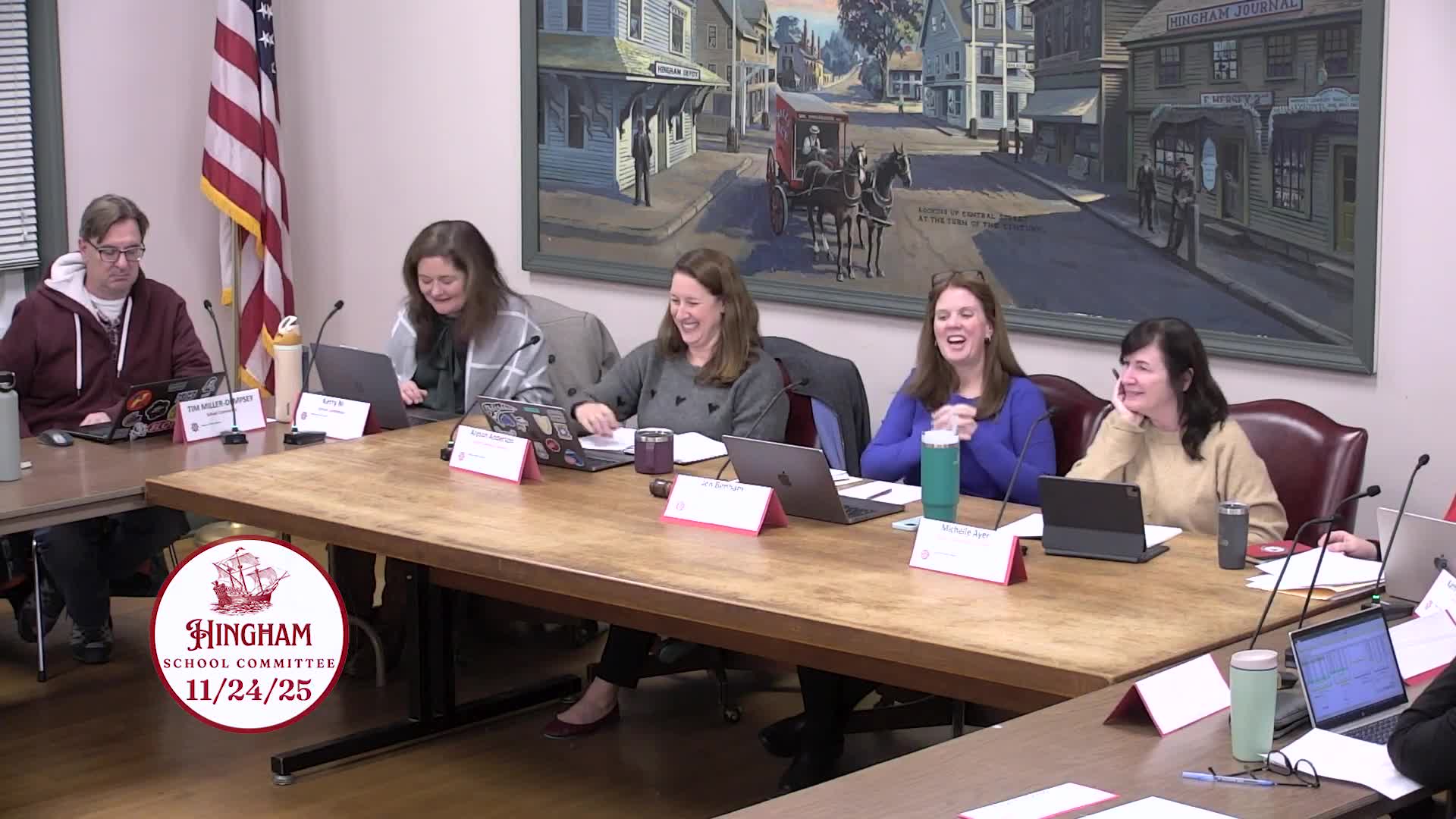 Hingham High School presents improvement plan focused on mental health, attendance and technology