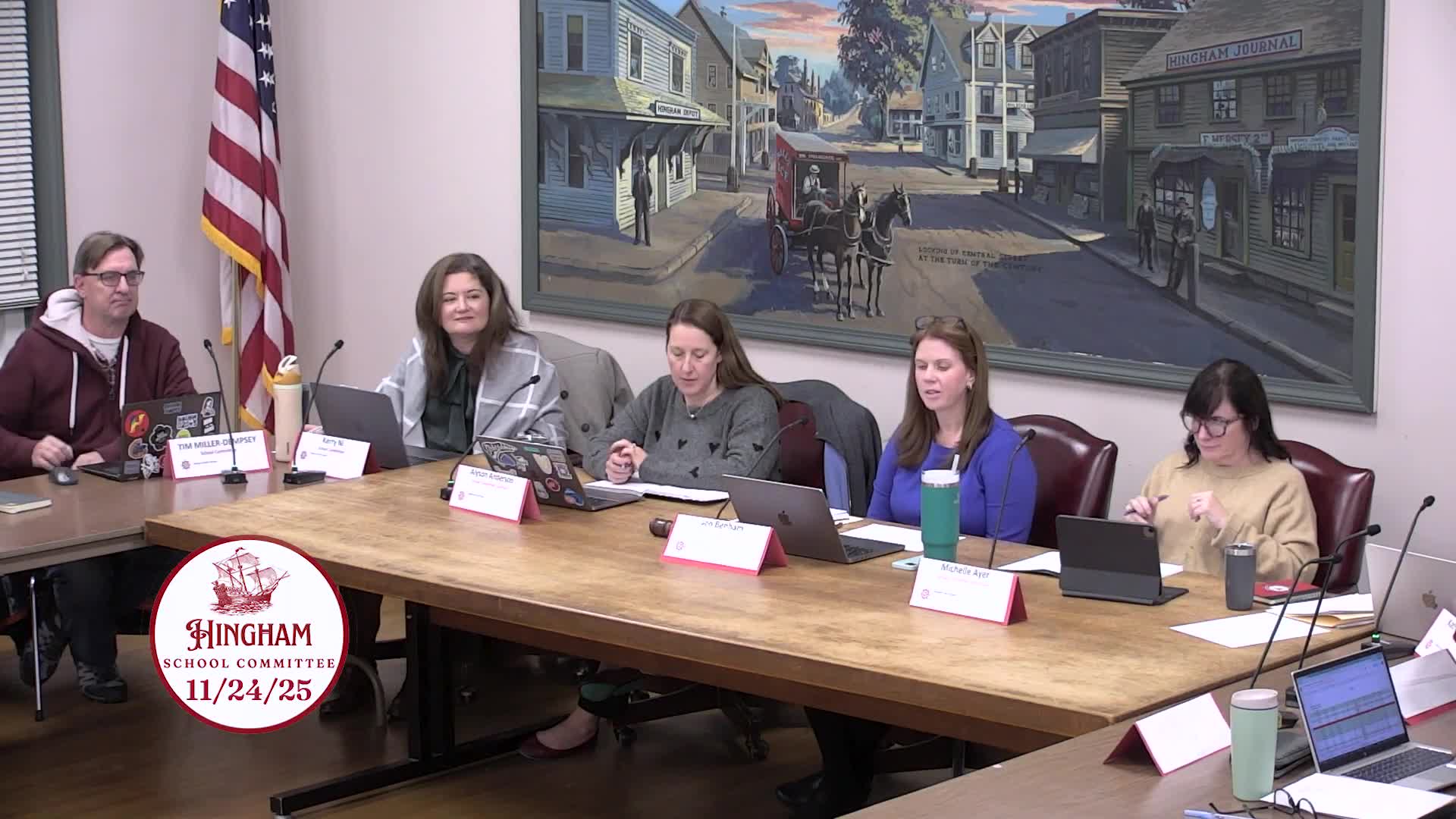 Votes at a glance: Hingham School Committee approves minutes, PTO grants and an out‑of‑state hockey trip