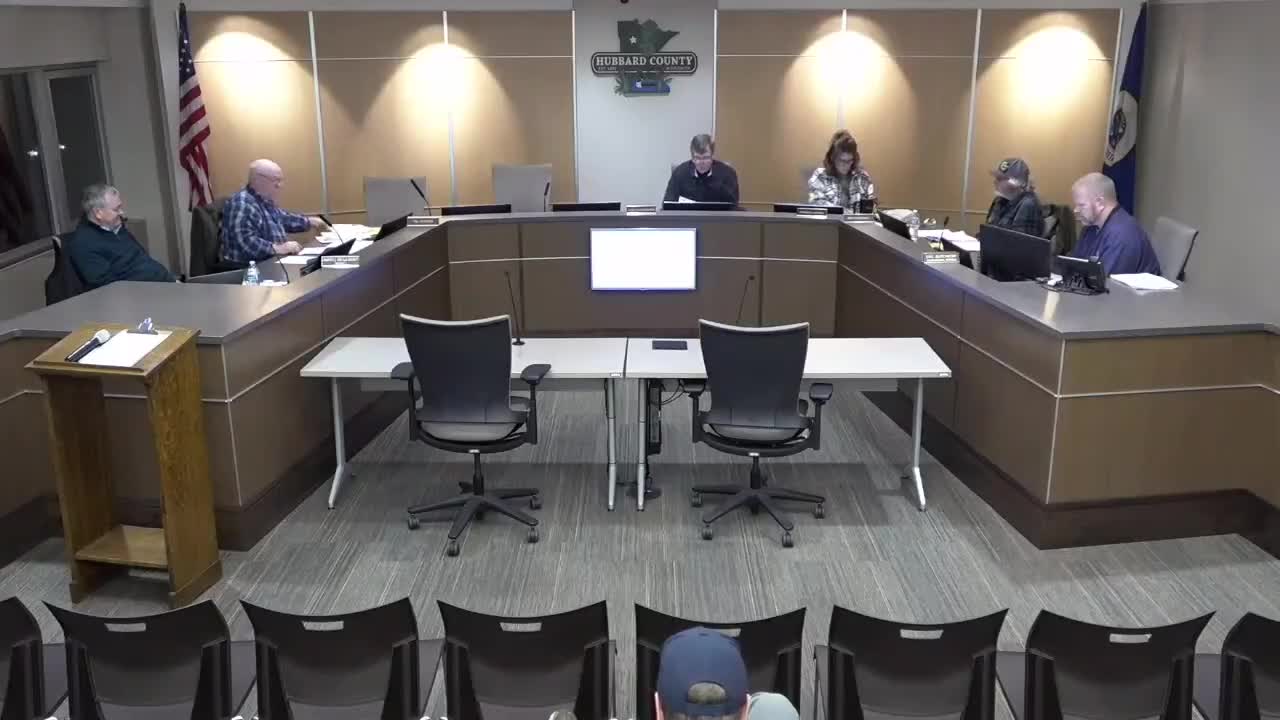 Hubbard County board approves variance to place drain field inside lake setback