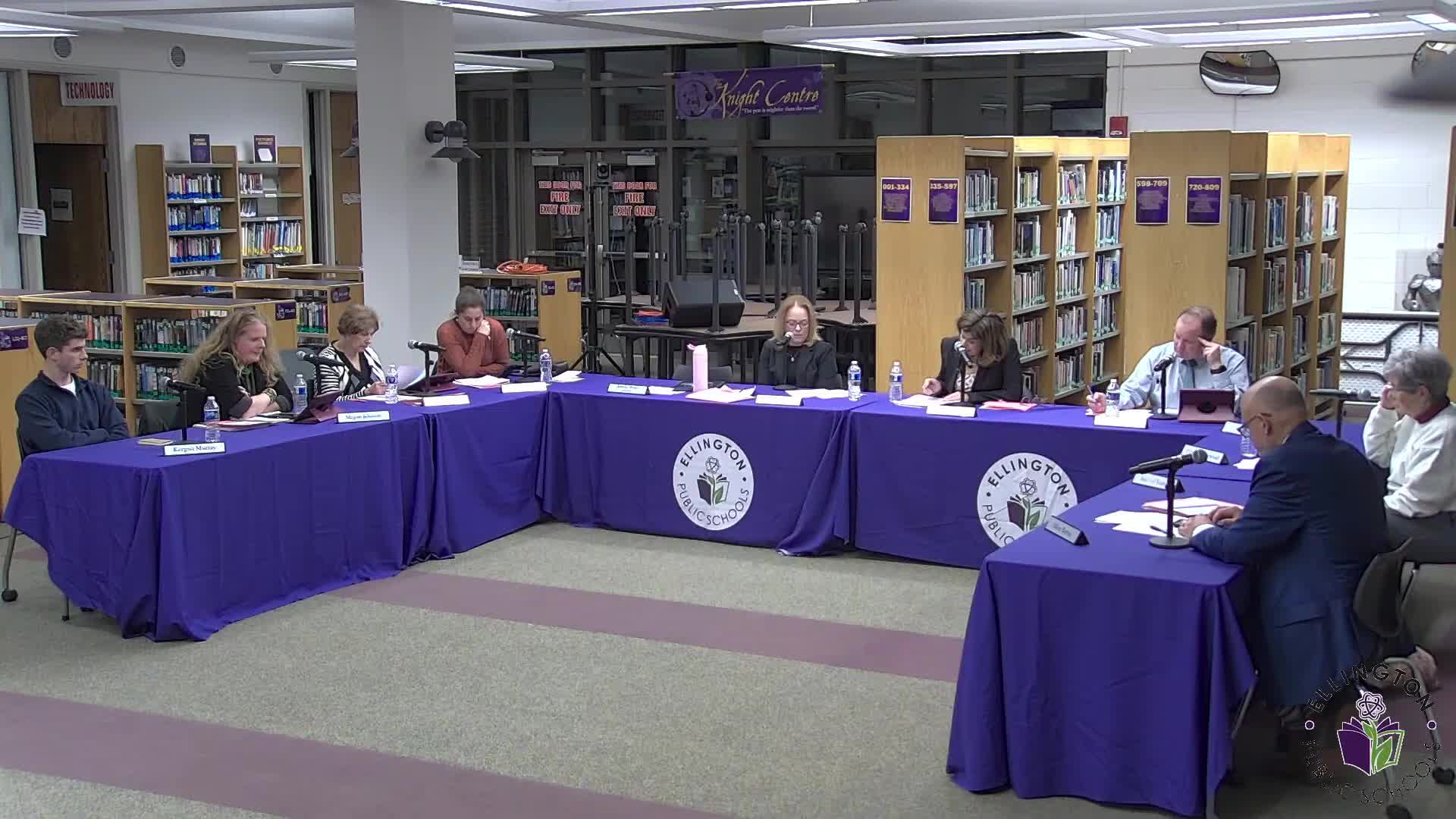 Ellington board approves budget calendar, FMLA policy revisions, field trip and accepts retirement