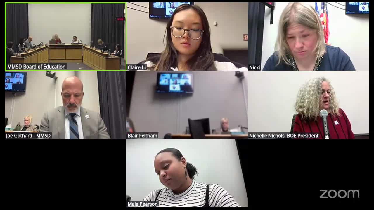 Parents urge MMSD to adopt 'bell‑to‑bell' phone ban; some written statements referenced