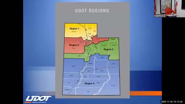 UDOT briefs Transcom on major corridor projects: Park Lane interchange, Mouth of Weber Canyon and Bangerter phases