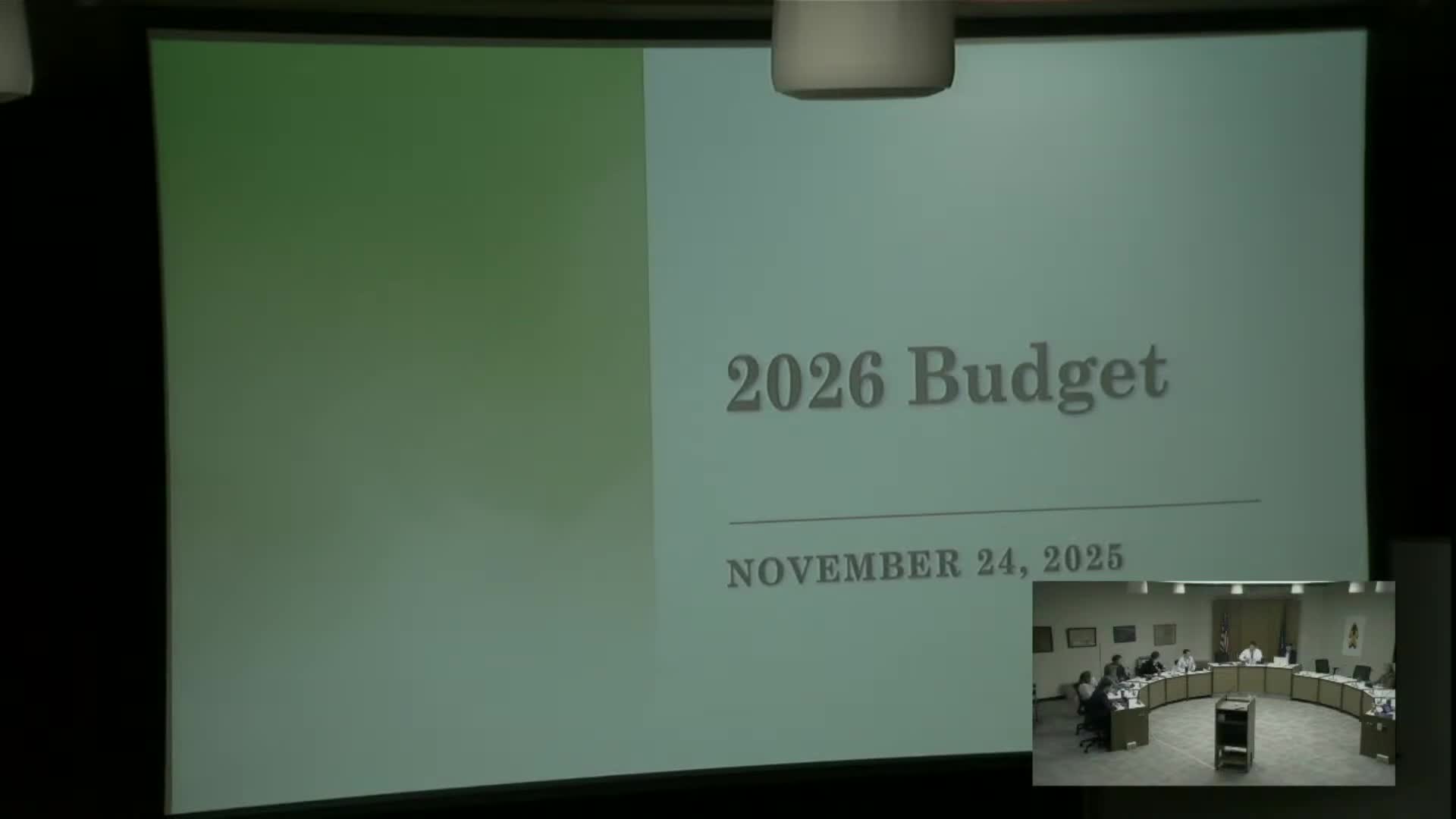 Portage holds public hearing on proposed 2026 budget; staff says levy will fall slightly