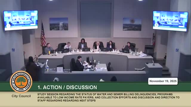 South Pasadena staff warns water delinquency tops $1.7 million; council directs outreach and collection plan