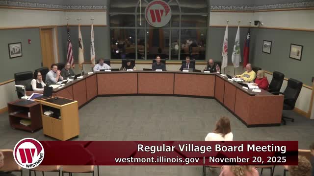 Westmont proclaims November 2025 'Dementia Friendly Awareness Month'; chair reports program growth