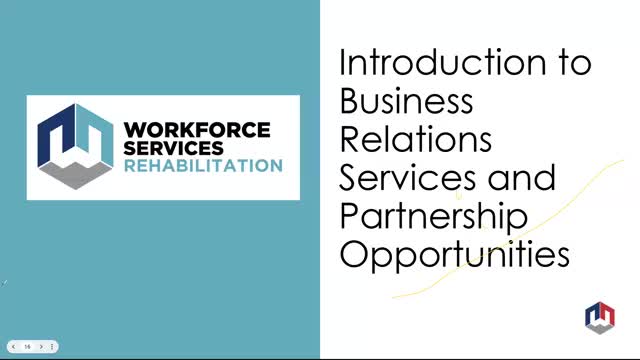 Utah Vocational Rehabilitation staff outline business services, PWDNet and hiring supports