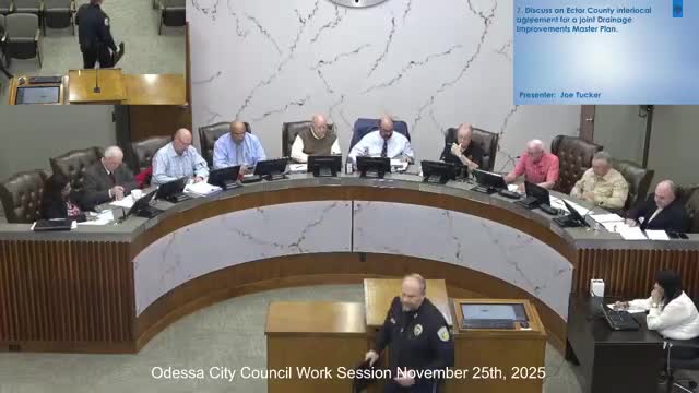 City and county to pursue joint drainage master plan; consultant will identify 30 flood‑risk areas and prioritize 20 mitigation projects