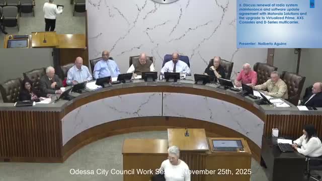 City to seek approval for multi‑year Motorola radio and dispatch upgrade, first‑year software cost budgeted at about $656,000