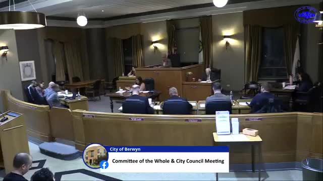 Berwyn Council approves settlements, vehicle purchase, generator RFQ and ballot question certification