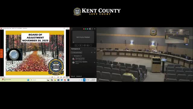 Kent County board approves variance to keep existing garage 94 feet from property line
